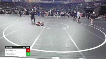 53 lbs 5th Place - Noah Curbelo, Terminator Wrestling Academy vs Zachary Dawejko, Panther Youth Wrestling