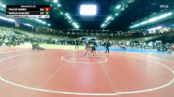 115 lbs Cons. Semi - Fallon Dames, Middleburg vs Natalia Sanchez, Winter Springs