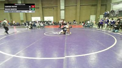 113B Semifinal - Carter Pryor, Hillsboro vs Isaiah Martin, Pine Creek
