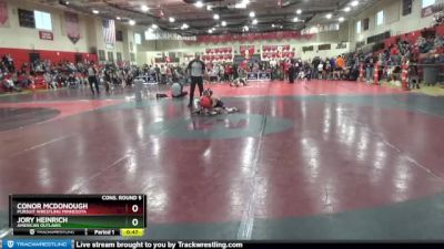 55 lbs Cons. Round 5 - Jory Heinrich, American Outlaws vs Conor McDonough, Pursuit Wrestling Minnesota