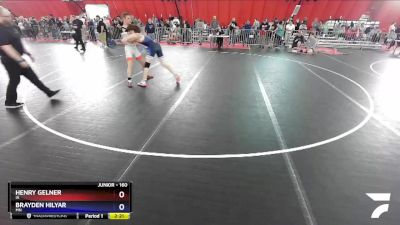 160 lbs Cons. Round 2 - Henry Gelner, IA vs Brayden Hilyar, MN