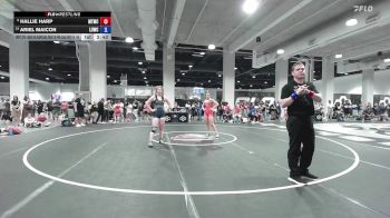 Champ. Round 2 - Hallie Harp, Militia Trained Mat Club vs Ariel Maicon, Level Up Wrestling Center