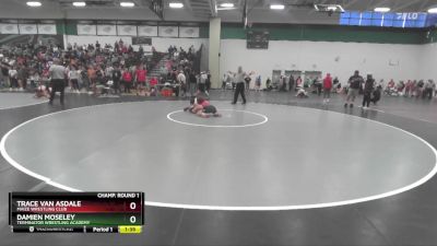 126 lbs Champ. Round 1 - Trace Van Asdale, Maize Wrestling Club vs Damien Moseley, Terminator Wrestling Academy