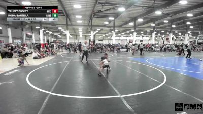 46 lbs Quarterfinal - Truett Dickey, McKinleyville vs Koda Santilla, GomezBrothersGrapplingAcademy