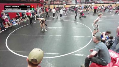 100 lbs Semis - Jedidiah Erekson, McCall Wrestling Club vs Grady Estrada, Fighting Squirrels Wrestling Club