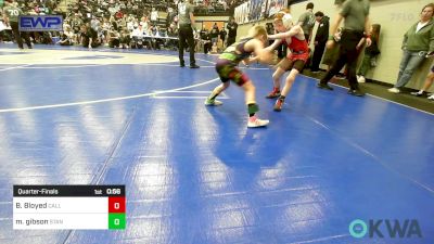 55 lbs Quarterfinal - Beau Bloyed, Carl Albert vs Myles Gibson, Standfast OKC