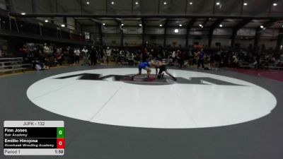 132 lbs Quarters - Finn Jones, Bair Academy vs Emillio Hinojosa, Riverhawk Wrestling Academy