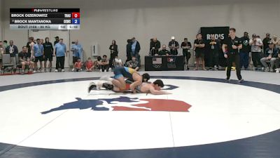 86 kg Champ. Rd Of 32 - Brock Oizerowitz, The Academy vs Brock Mantanona, Cliff Keen Wrestling Club