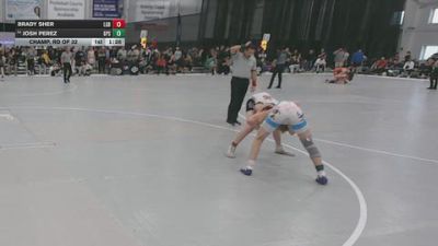 113 lbs Champ. Rd Of 32 - Brady Sher, Lake Gibson Braves vs Josh Perez, GPS