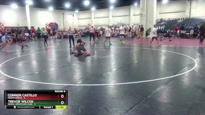 120 lbs Round 8 (10 Team) - Connor Castillo, Social Circle vs Trevor Wilcox, Genoa Wrestling Club