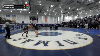 155 lbs Champ. Round 2 - Sophia Nevico, South Hills vs Gabby Muniz, South Torrance