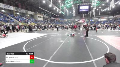 52 lbs Quarterfinal - Marley Mease, Ready RP Nationals Wrestling Team vs Brax Peterson, Moffat County