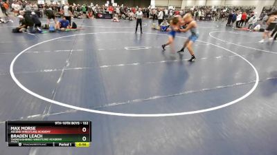 132 lbs Cons. Round 3 - Max Morse, Ascend Wrestling Academy vs Braden Leach, Thoroughbred Wrestling Academy (TWA)