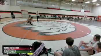 84 lbs Semifinal - Ty Mcwilliams, Lander Middle School vs Bobby Hernandez, Cody Middle School