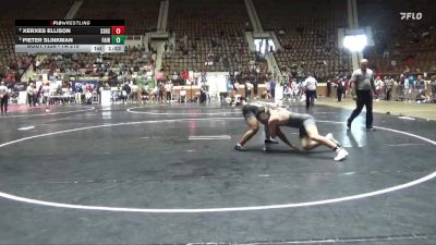 7A 215 lbs Semifinal - Pieter Slinkman, Fairhope vs Xerxes Ellison, Smiths Station Hs