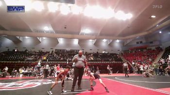 64 lbs Consolation - Hollis Federico, Muskogee Rougher Youth Wrestling vs Logan Gibson, Owasso Takedown Club