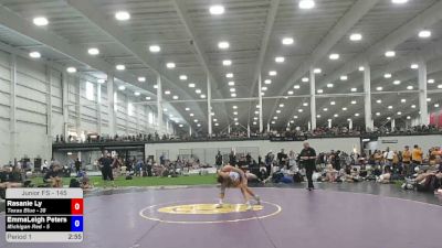 145 lbs Rasanie Ly, Texas Blue vs EmmaLeigh Peters, Michigan Red
