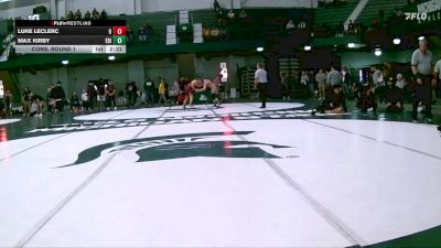 165 lbs Cons. Round 1 - Max Kirby, Edinboro vs Luke LeClerc, Bellarmine