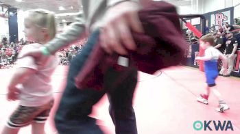 45 lbs Quarterfinal - Elliott Liogghio, Jaguar Wrestling Club vs Kolsen Ashley, Blackwell Wrestling Club