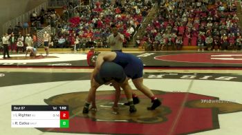 285 lbs Round Of 16 - Isaac Righter, American vs Ryan Catka, Navy