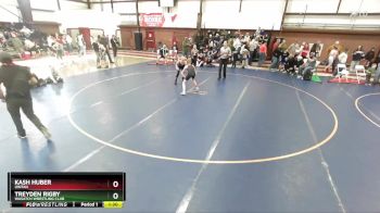 78 lbs Champ. Round 1 - Treyden Rigby, Wasatch Wrestling Club vs Kash Huber, Uintah