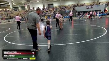 75 lbs Champ. Round 1 - Isaac Loveday, Pigeon Forge Wrestling Club vs Walter Pigg, Maximum Velocity