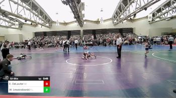 52-B lbs Semifinal - Easton DeLauter, Barn Brothers vs Westyn Lewandowski, F.L.O.W.