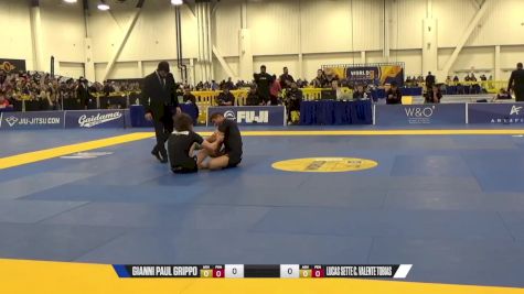 Lucas Sette C. Valente Tobias vs Gianni Paul Grippo 2024 World IBJJF Jiu-Jitsu No-Gi Championship