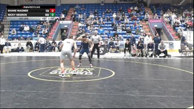 160 lbs Semifinal - Shane Wagner, Faith Christian Acad. vs Nicky Negron, Bishop McDevitt
