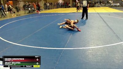 80 lbs Quarterfinal - Grady Braaten, Minnewaska vs Gehrig Kirkpatrick, Waconia