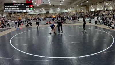 120 lbs Semis & 1st Wb (8 Team) - Michael Mattson, Anderson Co. High School vs Derrick Bolden, Millington Central High School