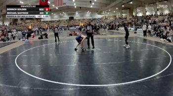 120 lbs Semis & 1st Wb (8 Team) - Michael Mattson, Anderson Co. High School vs Derrick Bolden, Millington Central High School