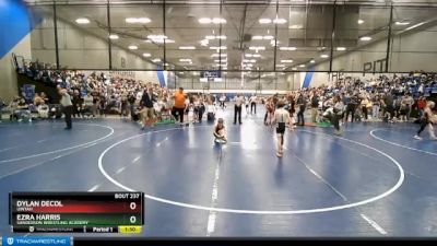 60 lbs Quarterfinal - Ezra Harris, Sanderson Wrestling Academy vs Dylan DeCol, Uintah