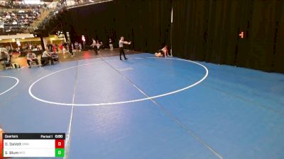 Boys 3rd-4th Grade - 105 Quarters - Sawyer Blum, McDominate Training Center vs Oliver DaVolt, Iowa