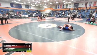 285 lbs 7th Place Match - Leno Campbell, Millikin University vs Jadon Brownlee, Ohio Northern