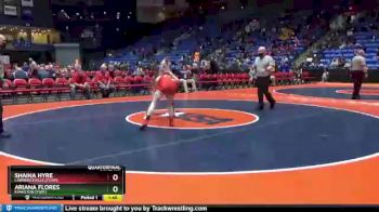 110 lbs Quarterfinal - Shaina Hyre, Lawrenceville [Coop] vs Ariana Flores, Evanston (Twp.)