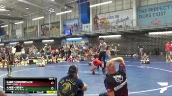65 lbs 2nd Wrestleback (16 Team) - Kaden Bush, Alabama Elite Blue vs Kaden Boudreaux, WALA Littles