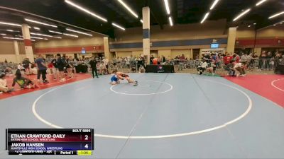 120 lbs Cons. Round 4 - Ethan Crawford-Daily, Eaton High School Wrestling vs Jakob Hansen, Huntsville High School Wrestling