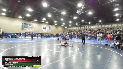 126 lbs Cons. Round 8 - Jeovany Navarrete, Chico vs Drake Mello, Paso Robles