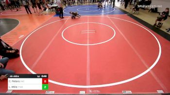 46-49 lbs Semifinal - Chance Peters, Claremore Wrestling Club vs Louden Mills, Team Tulsa Wrestling Club