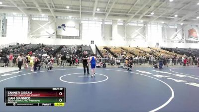 142 lbs Round 1 - Tanner Gibeau, Black Belt Wrestling Academy vs Liam Giannico, Valley Central You Wrestling Program