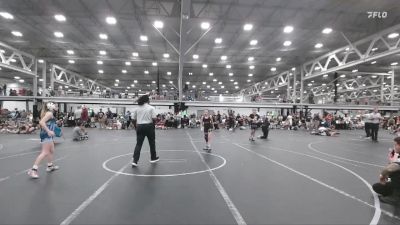 84 lbs Round 4 (6 Team) - Kenzie Jones, CTWHALE vs RayLynn Robinson, Miami Hawks