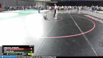 54 lbs Quarterfinal - Teyah Silva, Gig Harbor Grizzlies Wrestling Club vs Adelicia Jameson, Franklin Pierce Cardinal Wrestling Club