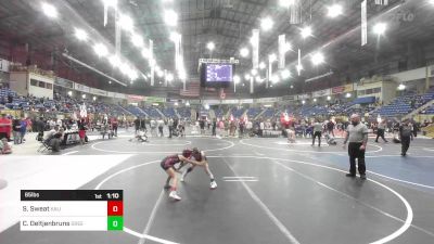 65 lbs Semifinal - Sadie Sweat, Kalispell WC vs Colton Oeltjenbruns, Green River Grapplers