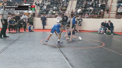 100_B lbs Consi Of 8 #2 - Raeion Shirley, Erie School District vs Isaac Wrye, Philipsburg-Osceola