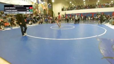 150 lbs Champ. Round 2 - Judah Brazle, Post Falls vs Carter Newby, Coeur D Alene