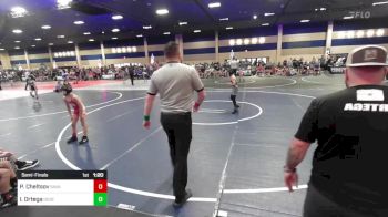 61 lbs Semifinal - Platon Cheltsov, Savage House WC vs Isaac Ortega, Desert Dogs WC