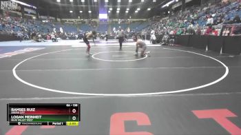 6A - 138 lbs Champ. Round 1 - Ramses Ruiz, Dodge City vs Logan Meinheit, Blue Valley West