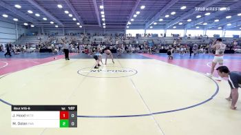 106 lbs Rr Rnd 3 - Jared Hood, MetroWest United Black vs Matthew Dolan, Felix Wrestling Academy