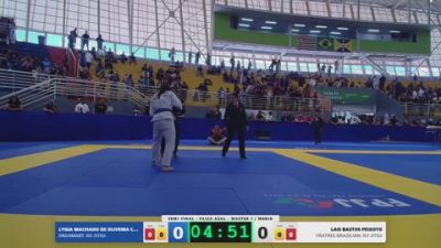 LAIS BASTOS PEIXOTO vs LYGIA MACHADO DE OLIVEIRA CARVAL 2026 FPJJ Campeonato Paulista